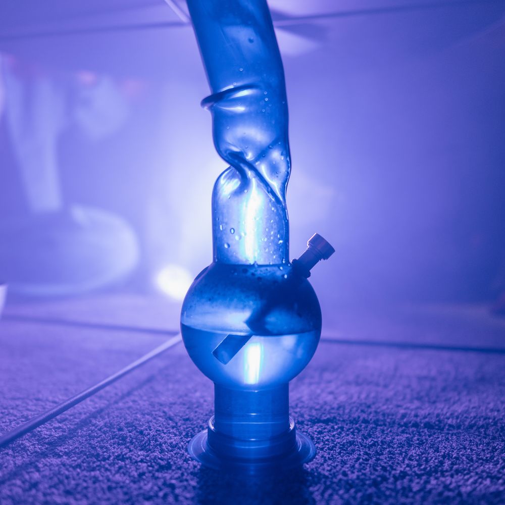 Customer shot of Aura Glass artwork